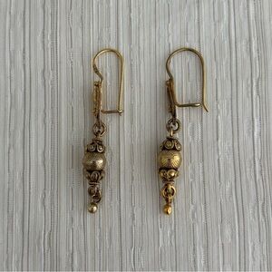 Elegant Gold Drop Earrings